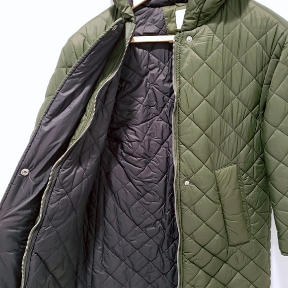 Zara Jackets & Coats Zara Stylish Quilted Winter Jacketcoat Olive